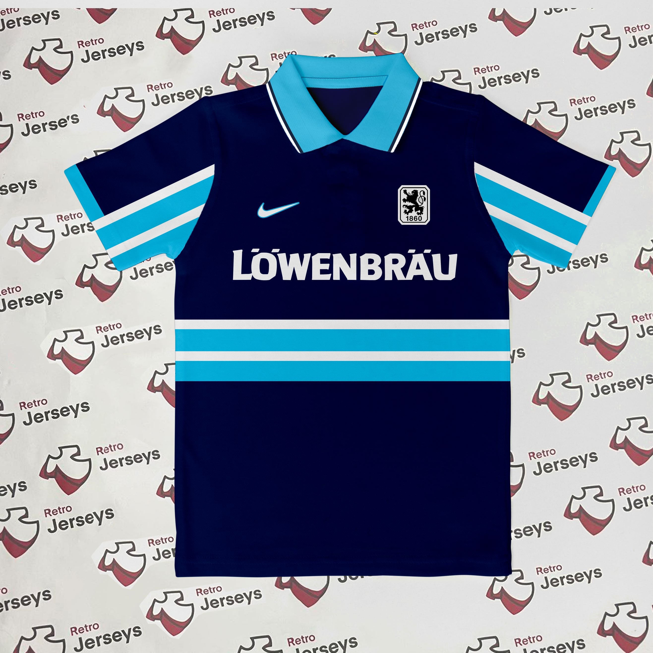 1860 Munich Retro Replicas football shirt 1966.