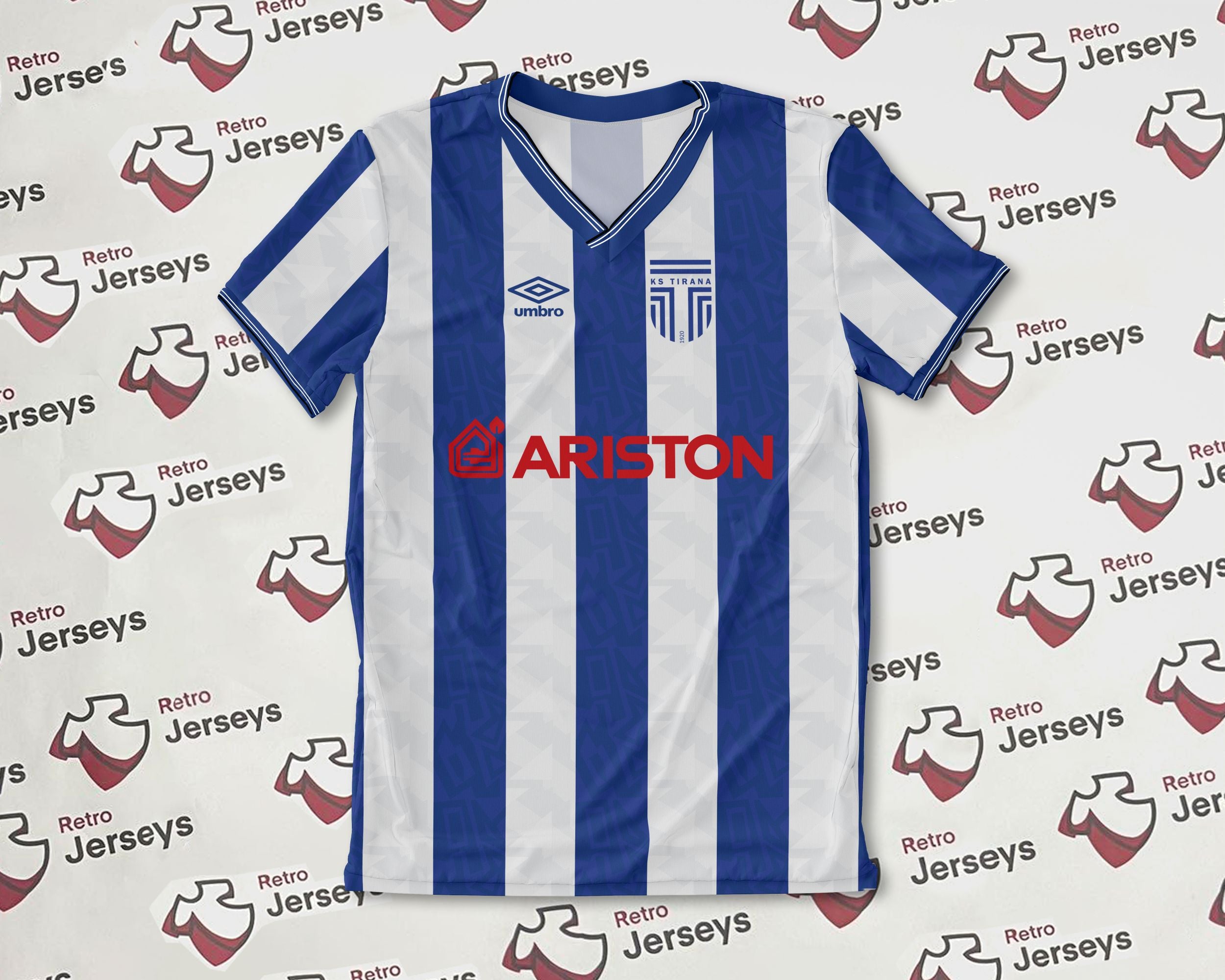 KF Tirana Home camisa de futebol 2011 - 2012. Sponsored by no sponsor