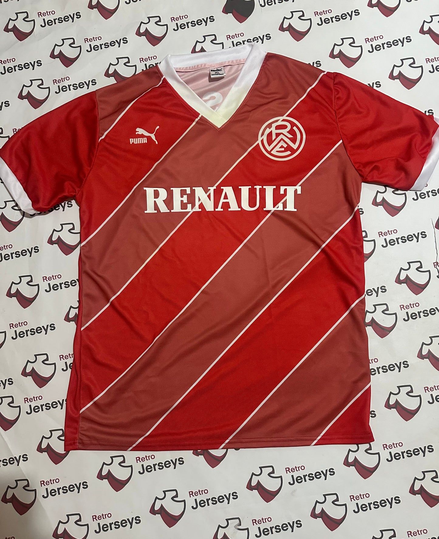 Rot Weiss Essen Shirt 1989-1990 Home - Retro Jersey, Rot Weiss Essen trikot