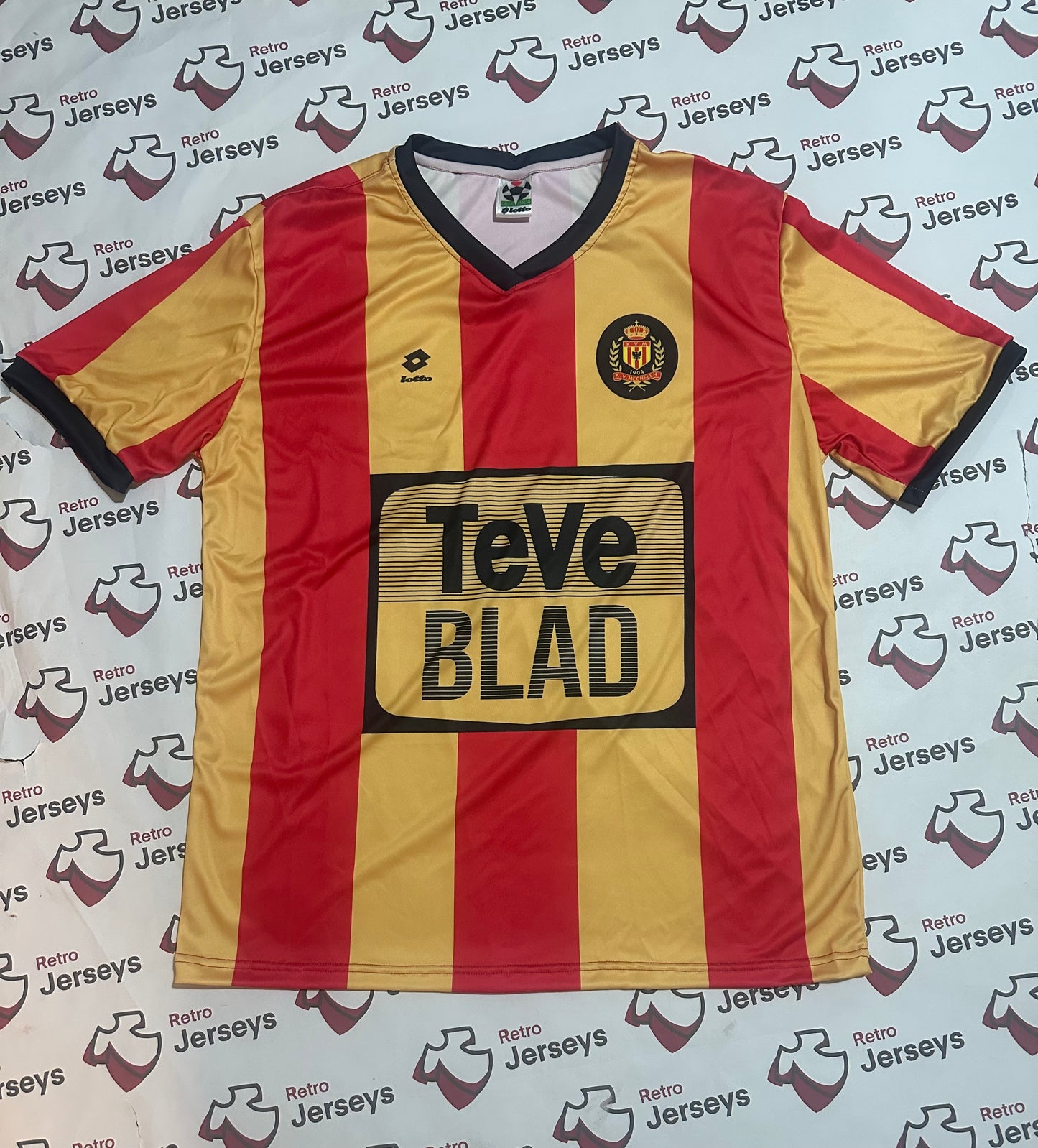 KV Mechelen Shirt 1990-1991 Home - Retro Jerseys, KV Mechelen Retro Shirt