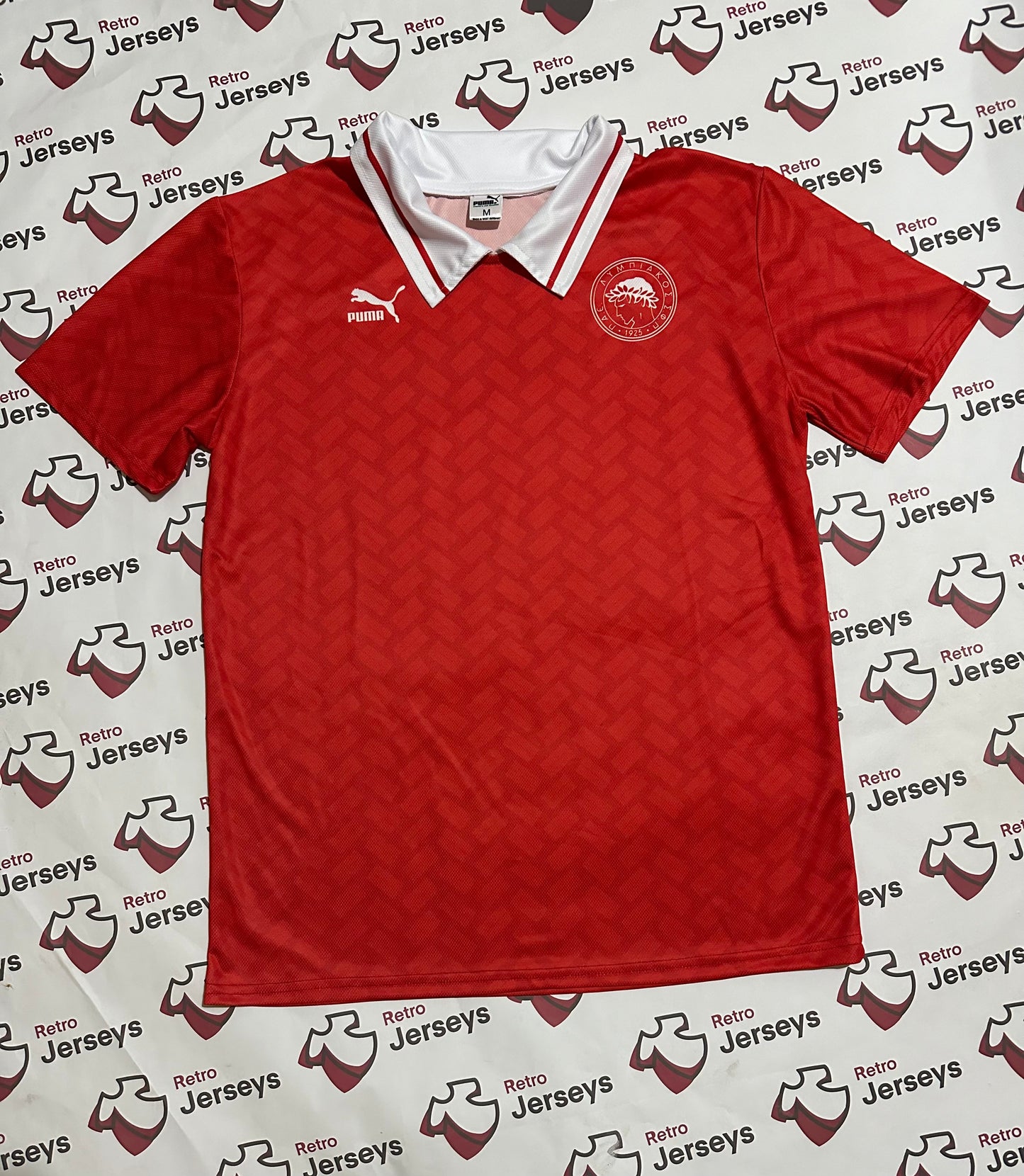 Olympiacos Piraeus Shirt 1996-1997 Pre-season - Retro Jerseys, φανέλα Ολυμπιακός