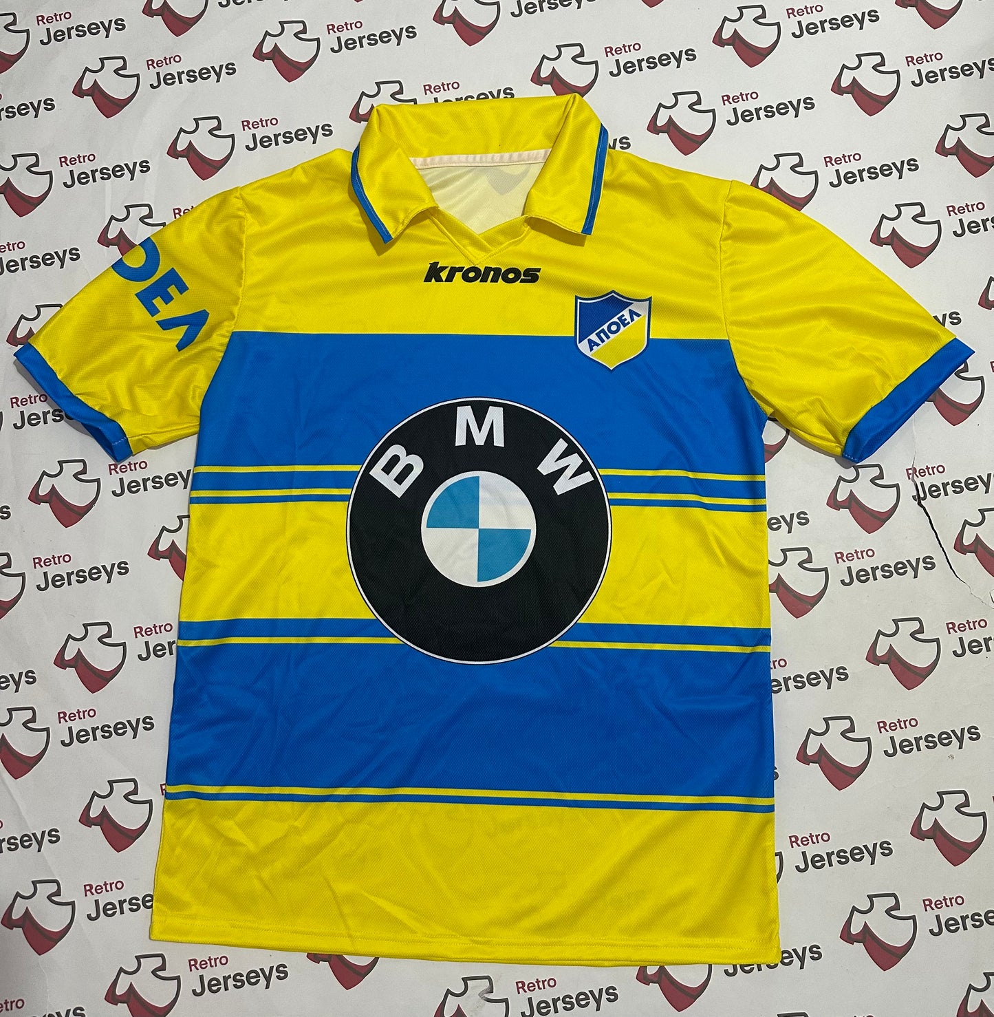 APOEL Nicosia Shirt 1999-2000 Home - Retro Jersey, φανέλα αποέλ