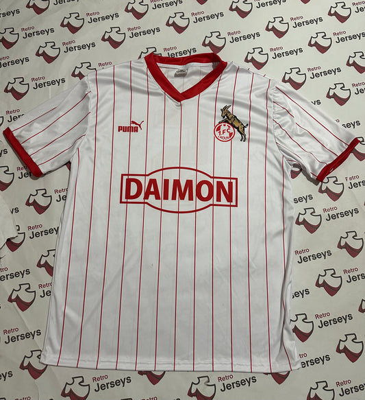 FC Köln Shirt 1986-1987 Home - Retro Jersey, FC Köln trikot, FC Köln Retro Trikot