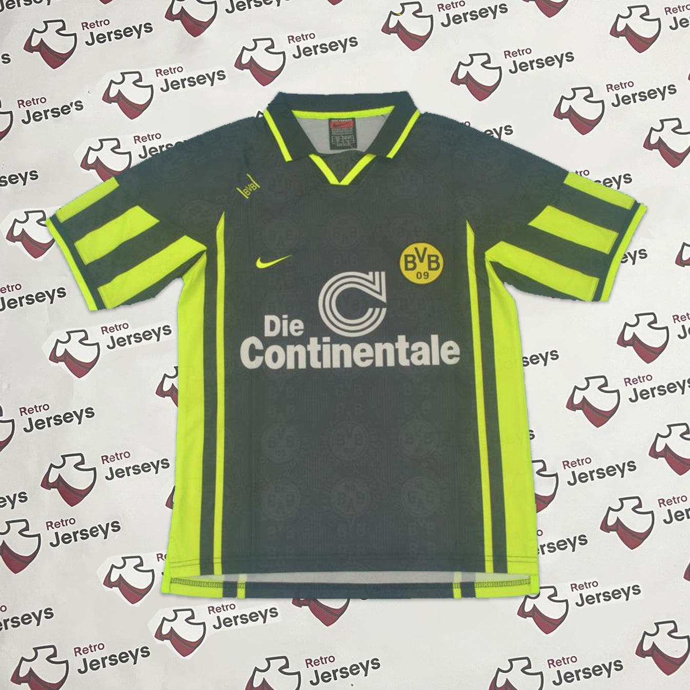 Borussia Dortmund Shirt 1996-1997 Away - Retro Jersey, Borussia Dortmu ...