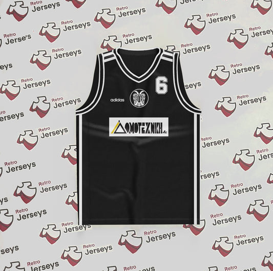 PAOK Basketball Shirt 1997-1998 Home - Retro Jerseys, Φανέλα μπάσκετ ΠΑΟΚ - Retro Jerseys